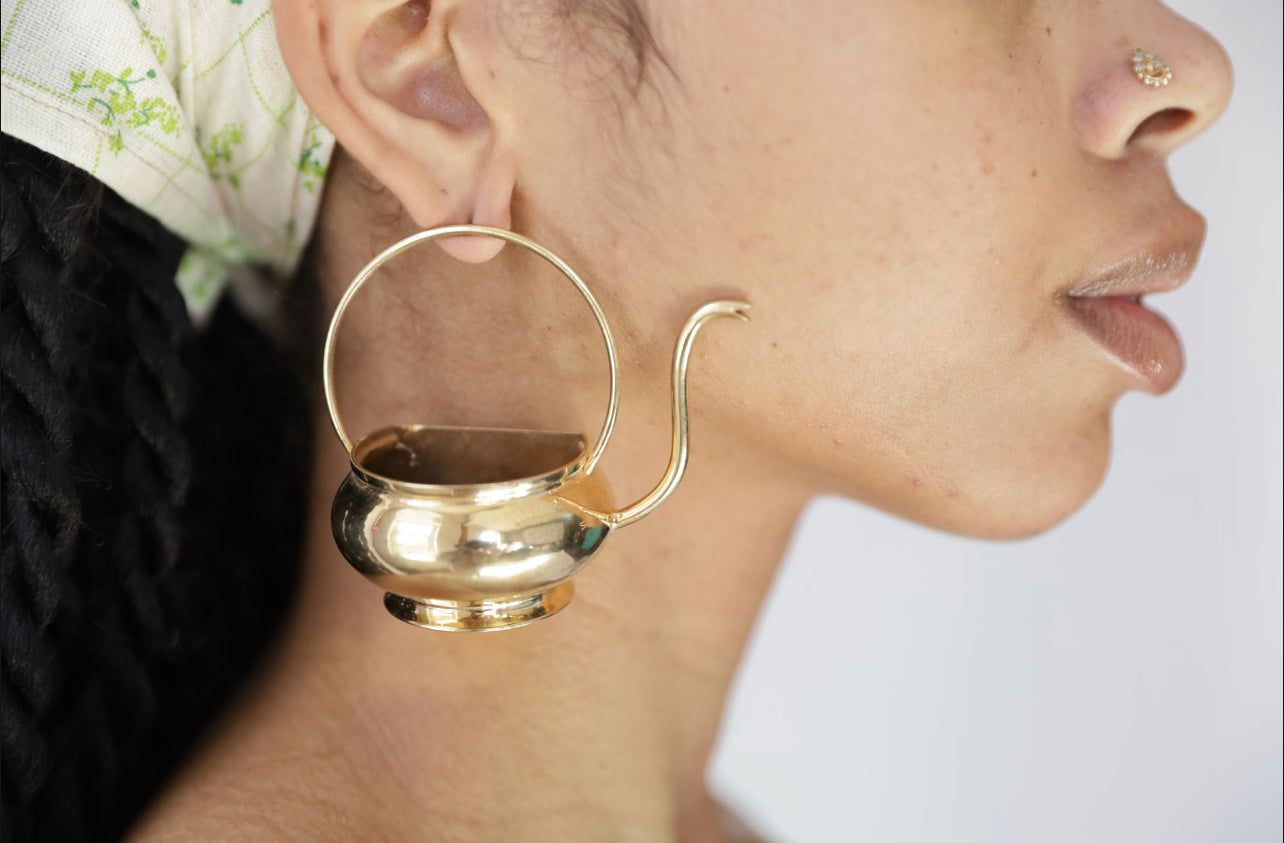 Teapot Earring