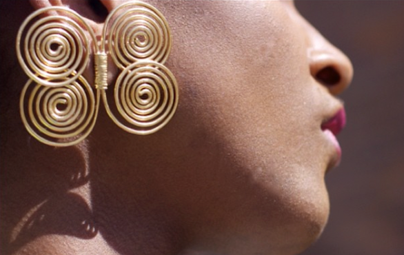 Vintage Beads Byaree "Dwennimmen" Earrings