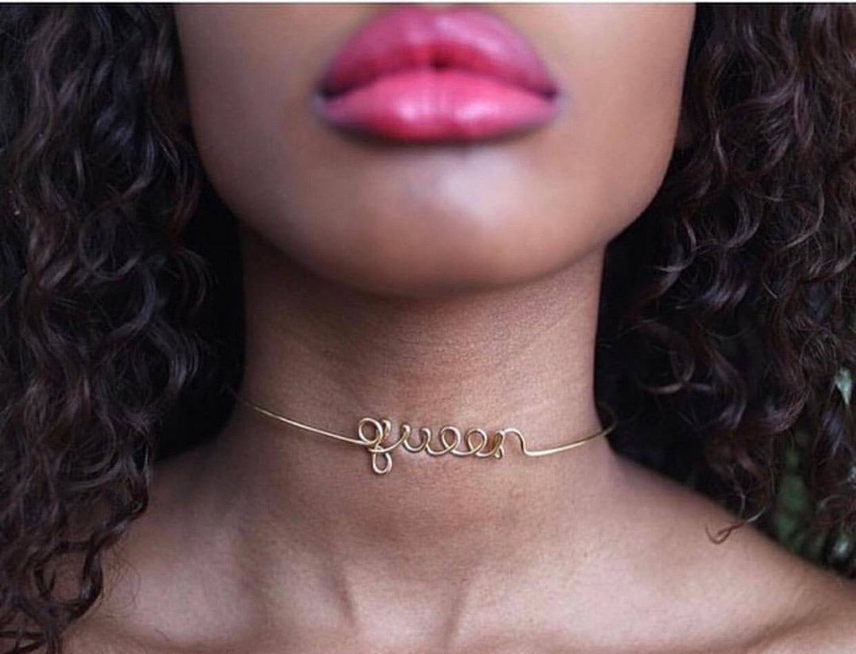 Custom Word Chokers – HOME by Areeayl